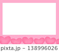 ハートのフレームイラスト 138996026