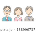 相談員3人の笑顔イラスト 138996737