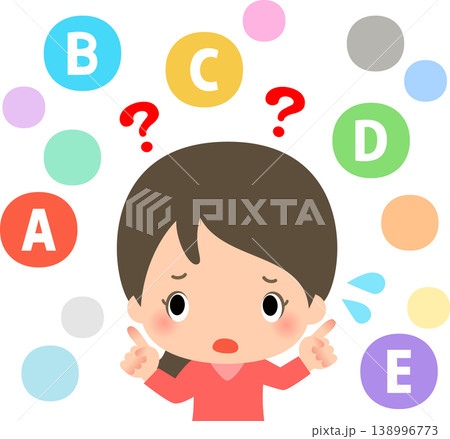 選択肢が多くて悩んでいる女性 138996773