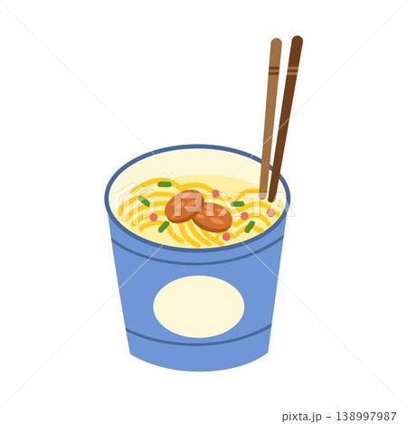 instant cup noodle with chopstick instant cup noodle with chopstick 138997987
