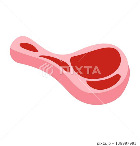 raw pork chop protein meat 138997993