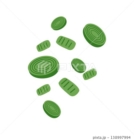 sliced spring onion choped green onion leaf 138997994
