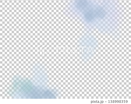 ブルーグレーのふんわり水彩の滲みテクスチャイラスト	 138998359