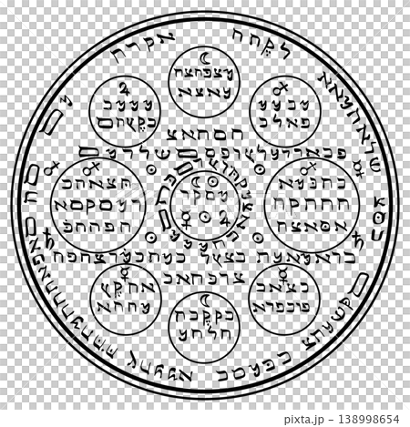 モーセ第6・第7の書　小人の印章 138998654