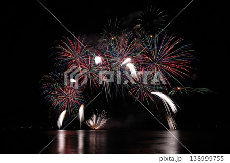 海上花火大会　香住花火大会　日本海　兵庫県 138999755
