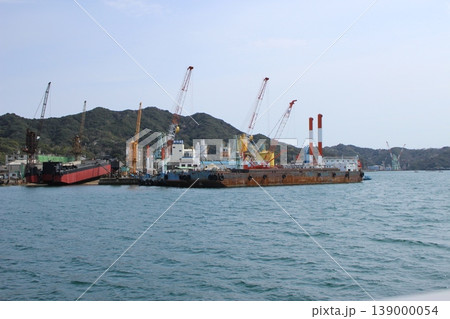 造船所 淡路島 瀬戸内海 兵庫県 造船所 淡路島 瀬戸内海 兵庫県 139000054