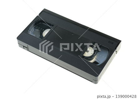 古いVHSビデオテープ 表面 古いVHSビデオテープ 表面 139000428
