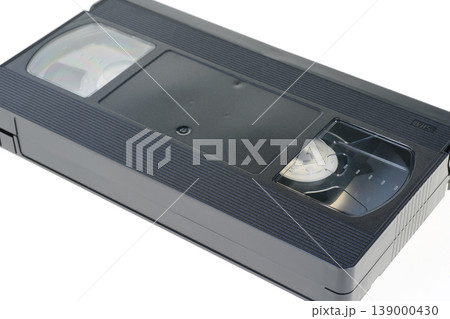 古いVHSビデオテープ 表面 古いVHSビデオテープ 表面 139000430