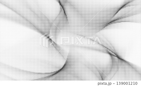 Monochrome dots pattern background in comic book style with halftone. Retro pop art design 139001210