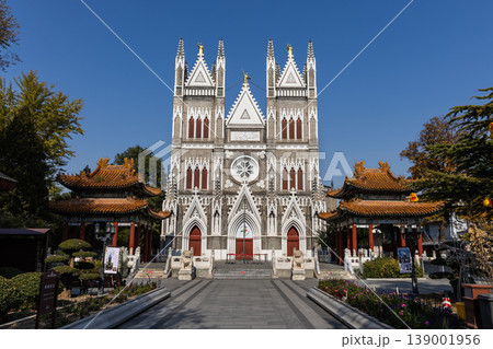 Church of the Saviour, or Xishiku Church is one of the glorious Catholic church in Beijing is key tourist attraction. 139001956