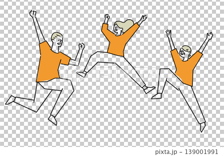 全家人都高興得跳了起來。 139001991