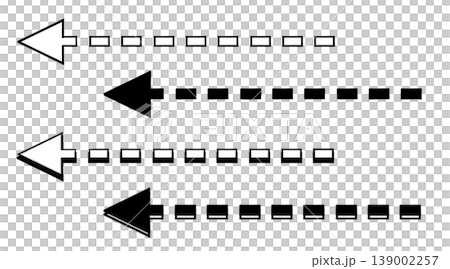 dotted monochrome arrow icon dotted monochrome arrow icon 139002257