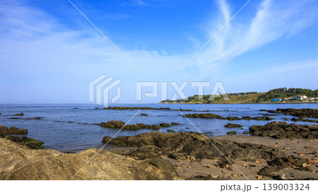 晴れた日の海岸 139003324