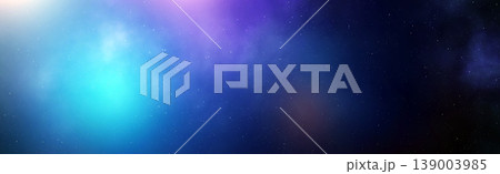 Wide web banner background. Smooth glowing starry night sky texture with blue and violet colors. Wide web banner background. Smooth glowing starry night sky texture with blue and violet colors. 139003985
