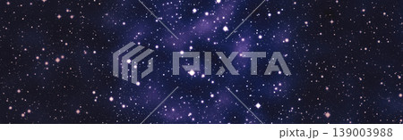 Infinite cosmos panorama. Majestic starfield and glowing cosmic dust in outer space. Infinite cosmos panorama. Majestic starfield and glowing cosmic dust in outer space. 139003988