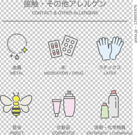 接触アレルゲン_カラー 接触アレルゲン_カラー 139005976
