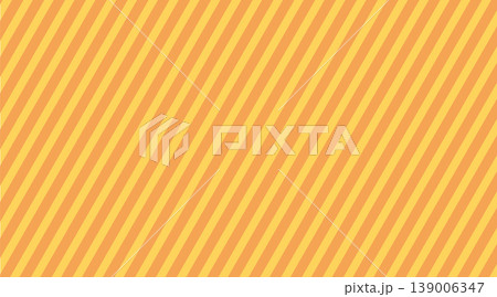 ストライプ斜め背景模様_しましま_オレンジ ストライプ斜め背景模様_しましま_オレンジ 139006347