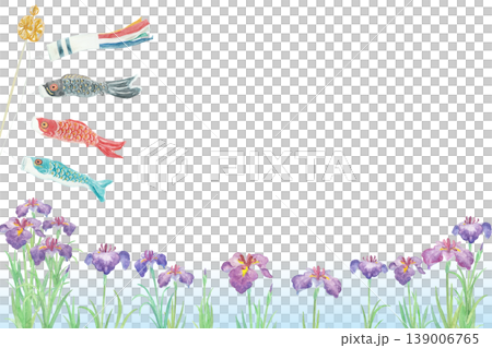 五月兒童節水彩背景插圖 139006765