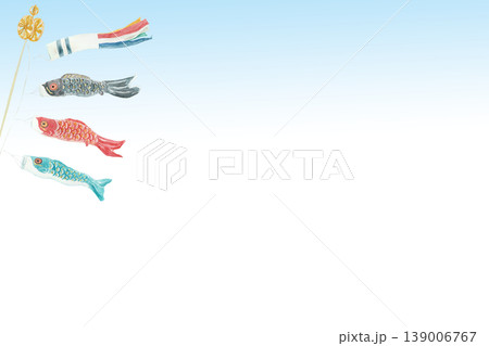 水彩のこどもの日5月の背景イラスト 水彩のこどもの日5月の背景イラスト 139006767