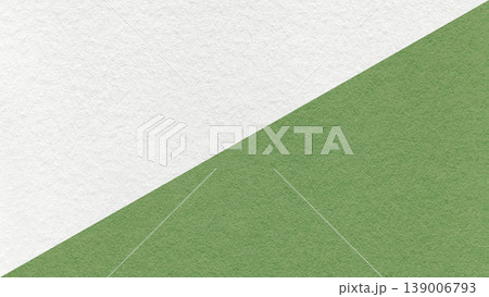 White paper texture two color background with sage green diagonal split and copy space for template, banner, presentation White paper texture two color background with sage green diagonal split and copy space for template, banner, presentation 139006793