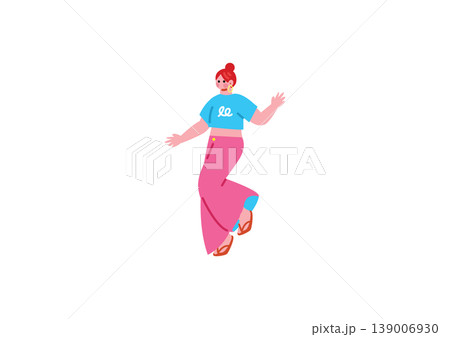 踊る女の子のイラスト 踊る女の子のイラスト 139006930