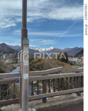 春の水上温泉 諏訪峡大橋からの風景 春の水上温泉 諏訪峡大橋からの風景 139007067