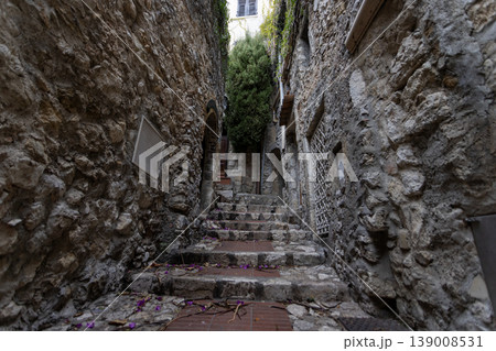 townscape of Eze town of southern France, French Riviera townscape of Eze town of southern France, French Riviera 139008531