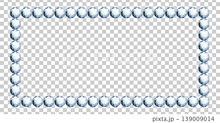 A frame with glowing gemstones or rhinestones (it glows even more when overlaid on a dark background). 139009014