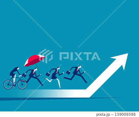 Successful. Business people with commitment to achieving goals. 139009398