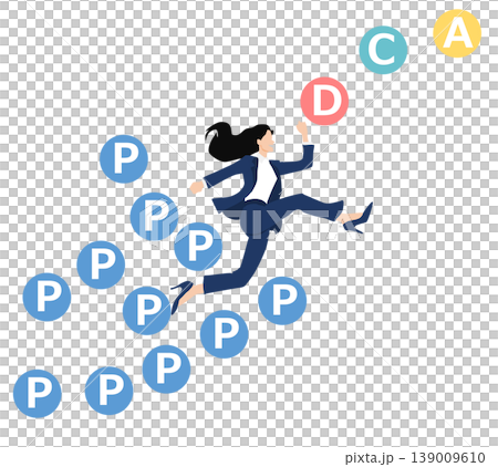 PDCAサイクルのイラスト 139009610