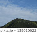 新緑映える山と白い雲 139010022