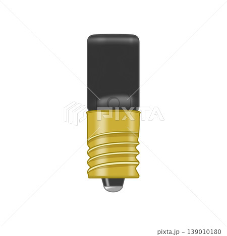 黒ずんだE形点灯管（寿命を迎えたネジ込み式グローランプ） 139010180