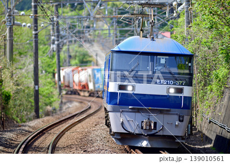 東海道本線　根府川－早川　JR貨物　EF210-377（新鶴見）　20260110　運用開始 139010561