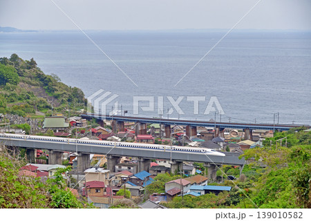 東海道新幹線 小田原-熱海 JR東海/西日本 N700S系 のぞみ ひかり こだま 東海道新幹線 小田原-熱海 JR東海/西日本 N700S系 のぞみ ひかり こだま 139010582
