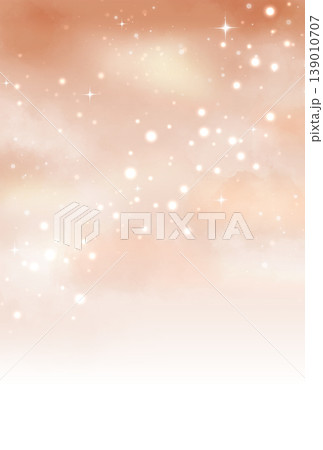 薄いオレンジ色のキラキラしたグラデーションになっている背景のイラスト 薄いオレンジ色のキラキラしたグラデーションになっている背景のイラスト 139010707