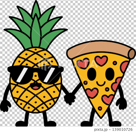 pizza, cartoon, character 139010726