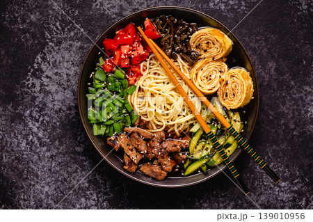 Korean Cold Noodle Soup guksu Korean Cold Noodle Soup guksu 139010956