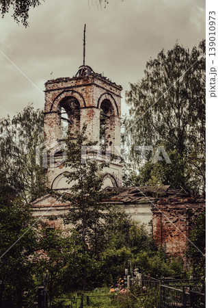 Old ruined church. Old ruined church. 139010973