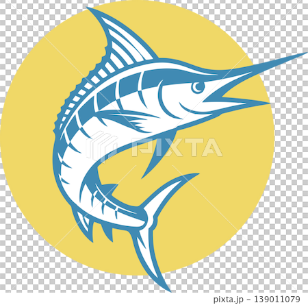 vector, swordfish, fish 139011079