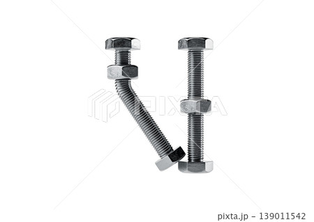 Creative Arrangement of Metal Bolts and Nuts Creative Arrangement of Metal Bolts and Nuts 139011542