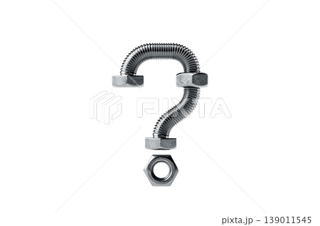 Creative Arrangement of Metal Bolts and Nuts Creative Arrangement of Metal Bolts and Nuts 139011545