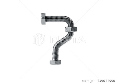 Creative Arrangement of Metal Bolts and Nuts Creative Arrangement of Metal Bolts and Nuts 139011550