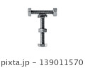 Creative Arrangement of Metal Bolts and Nuts 139011570