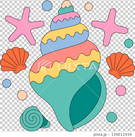 seashell, shell, starfish 139011939