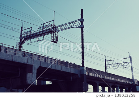 鉄道架線 139012259