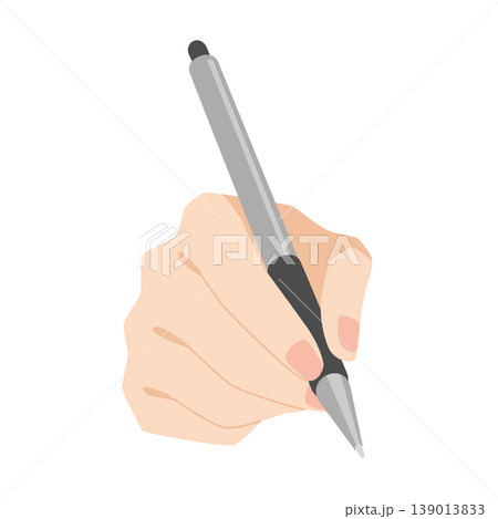 ペンタブレットを持つ右手のイラスト お絵かき ペンタブレットを持つ右手のイラスト お絵かき 139013833