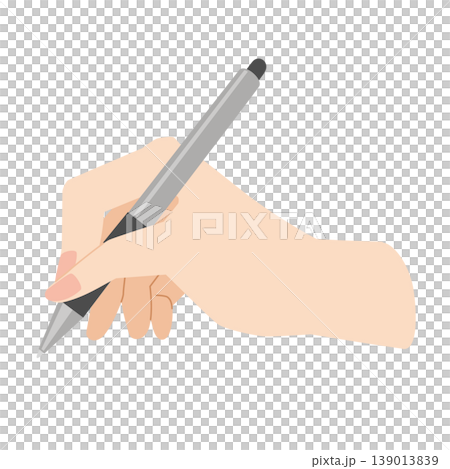 ペンタブレットを掴む右手のイラスト お絵かき ペンタブレットを掴む右手のイラスト お絵かき 139013839