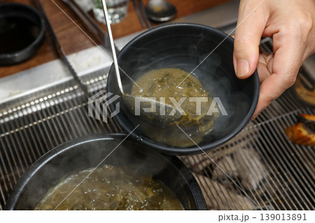 delicious authentic korean eel soup with healthy ingredients delicious authentic korean eel soup with healthy ingredients 139013891