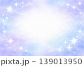七夕の天の川をイメージした抽象水彩背景　幻想的な光と余白のデザイン 139013950
