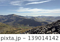 Welsh mountain landscape vast view with rocks and valley 139014142